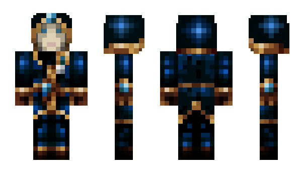 Minecraft skin BlueMond