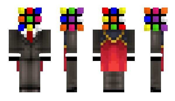 Minecraft skin RainbowSuit