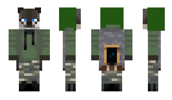 Minecraft skin HackercatYT0101