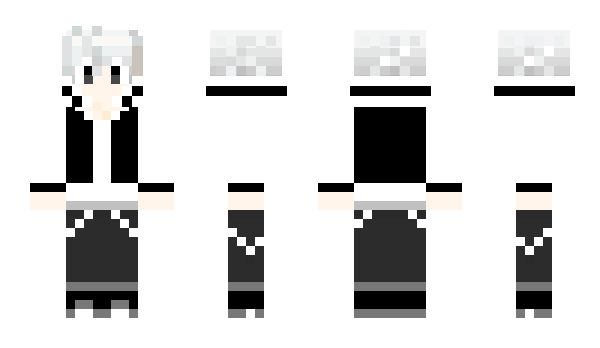 Minecraft skin Blackblank