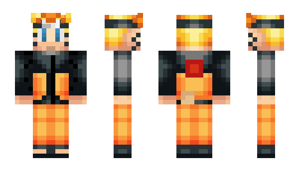 Minecraft skin Naruto_HD