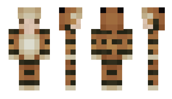 Minecraft skin JollyOlTiger