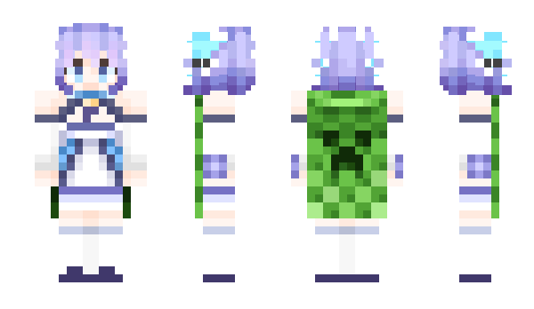 Minecraft скин по нику AkiChan_67