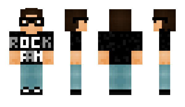 Minecraft skin DexRock