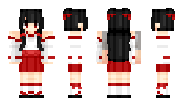 Minecraft skin Hana_