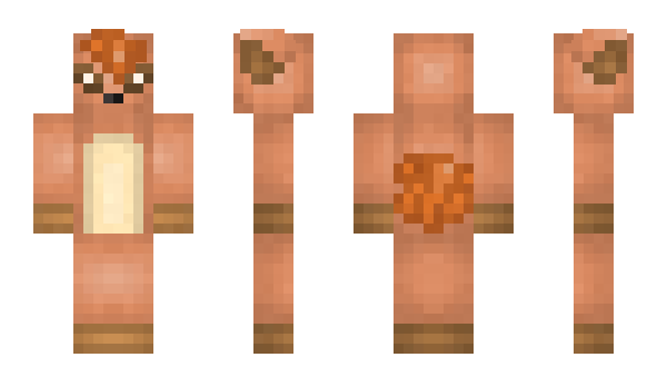 Minecraft skin zVulpix