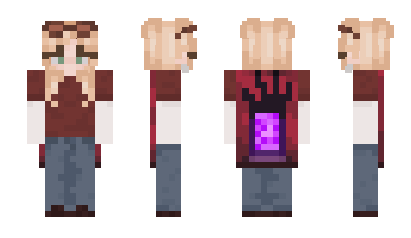 Minecraft skin MileaRos