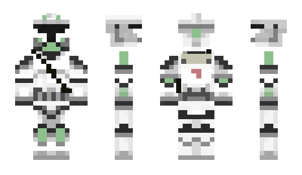 Minecraft skin GreenIronKnight