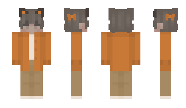 Minecraft skin spookykittyboy