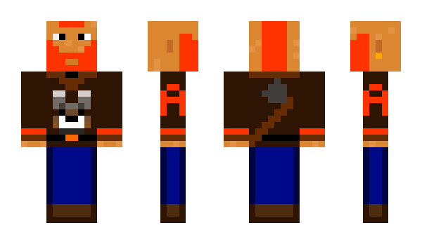 Minecraft skin Aria_Orangebeard
