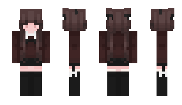 Minecraft skin cqllided