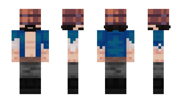 Minecraft skin mono_block