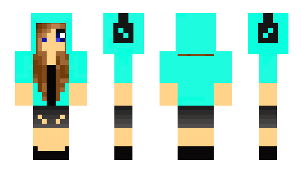 Minecraft skin Pineapple_girl