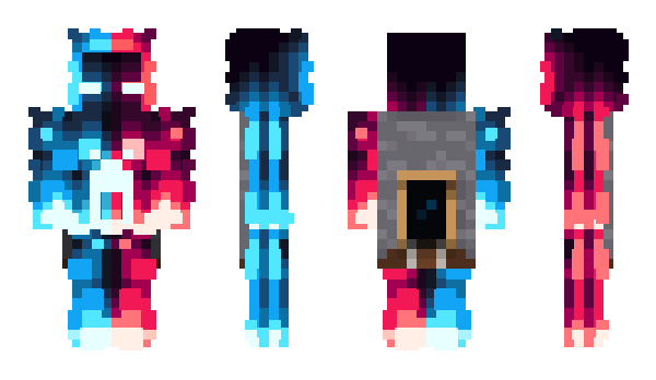 Minecraft skin v0nbl00m3r