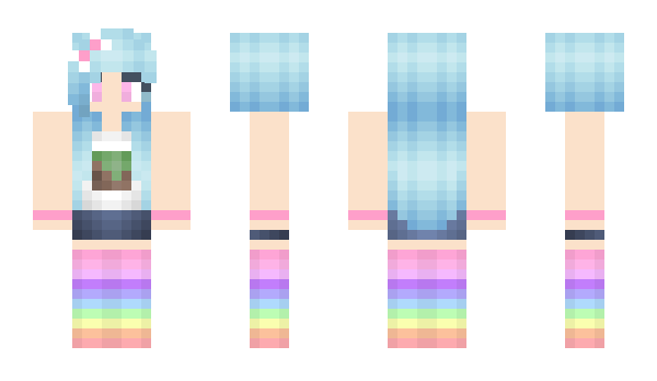 Minecraft скин по нику PrincessPink111