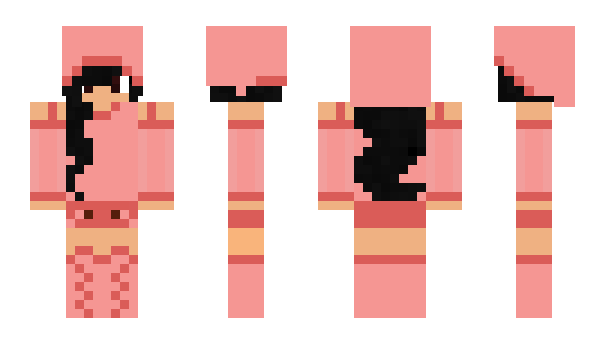 Minecraft skin pinkpig48