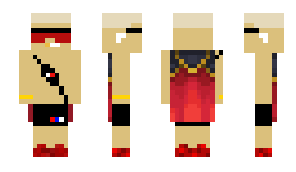 Minecraft skin Fi1thyFin