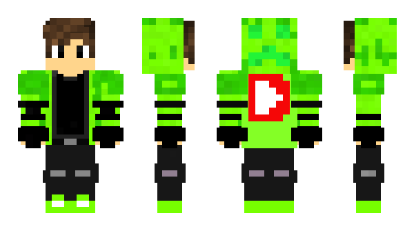 Minecraft skin OllyRubby