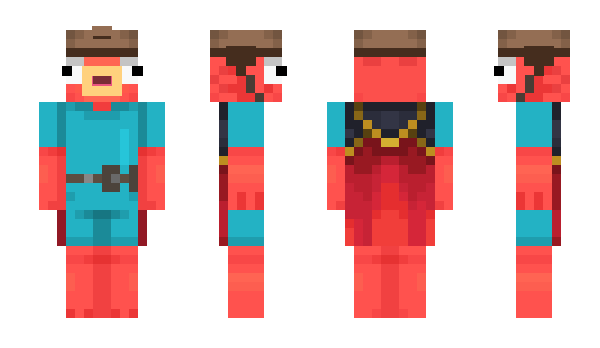 Minecraft skin castrado_kun