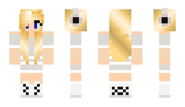 Minecraft скин по нику GirlInWhite