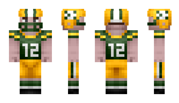 Minecraft скин по нику PackersGB