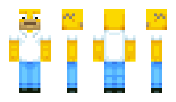 Minecraft skin elhomerko