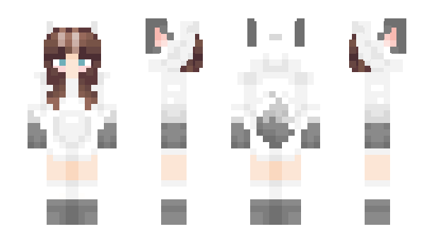Minecraft skin SilhouetteFoxx