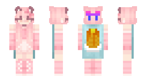 Minecraft skin PomegranateCat