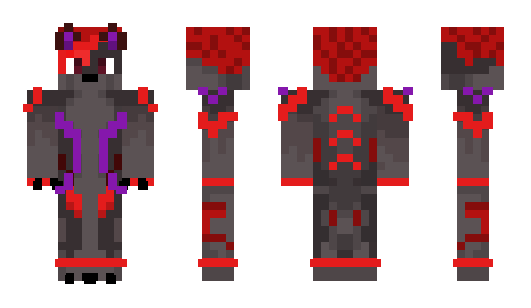 Minecraft skin Luzefur