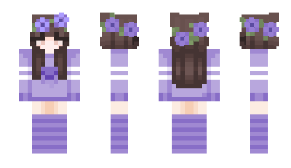 Minecraft skin AlinaBloom