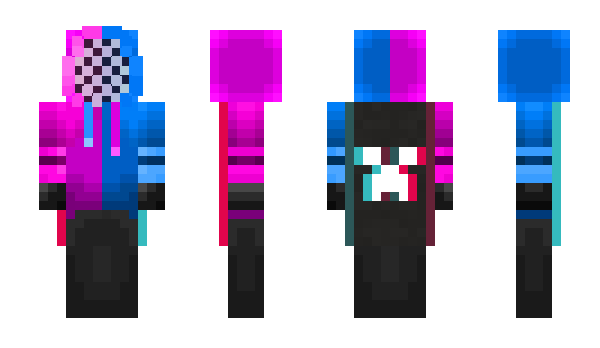 Minecraft skin ClumzyBlumzy