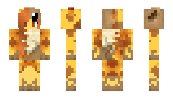 Minecraft skin Giraffevee