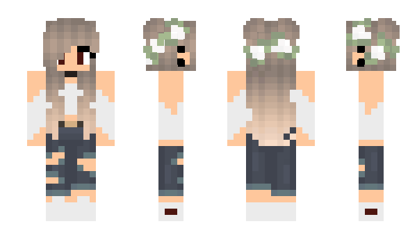 Minecraft skin BiLuna