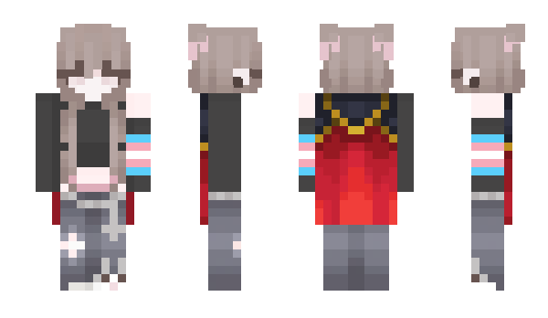 Minecraft skin fembbyKitten