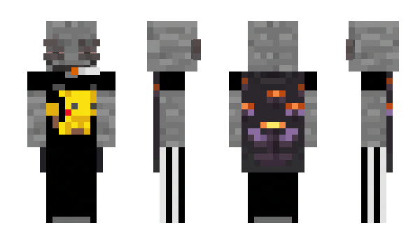 Minecraft skin GrisMuerto