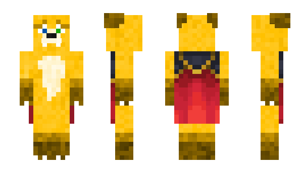 Minecraft skin GoldenFreddy03