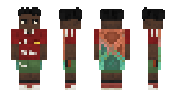Minecraft skin MessiSuiRonaldo