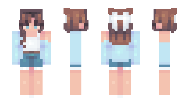 Minecraft skin TerraJinxed