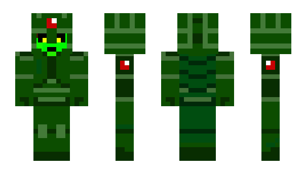 Minecraft skin Emerald_Golem