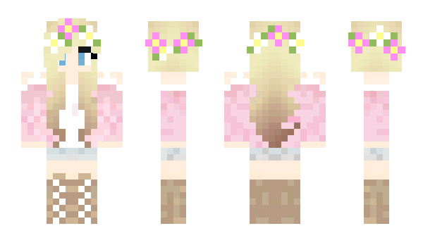 Minecraft skin CrafterLea