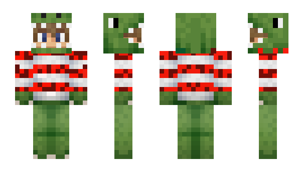 Minecraft skin PAPIERRRR