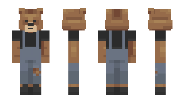 Minecraft skin 3teddy