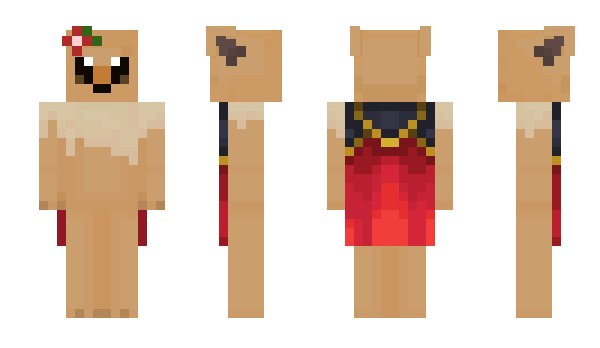 Minecraft skin girl_eva