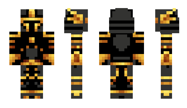 Minecraft skin Gold3n