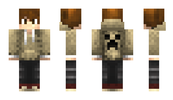 Minecraft skin DarkFoxsTv