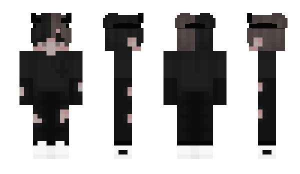 Minecraft скин по нику itzblack