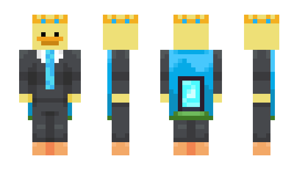 Minecraft skin DucksteChan