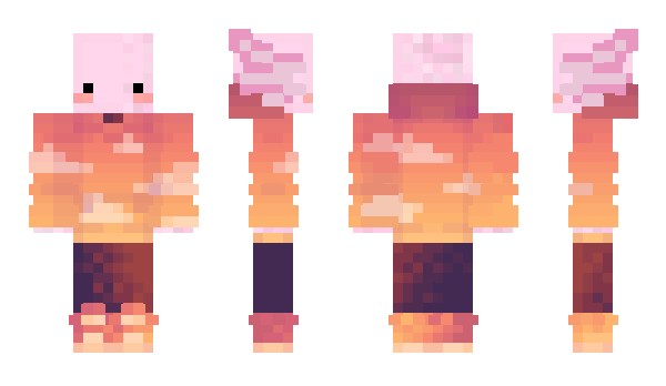 Minecraft skin Bay_Axolotl