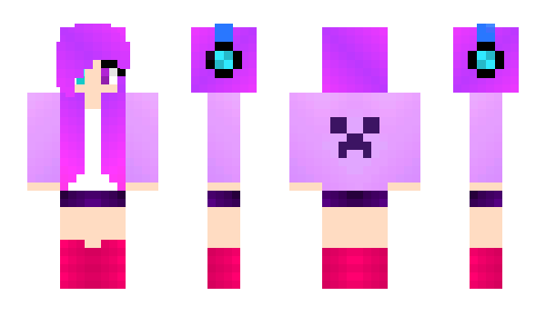 Minecraft skin KarinaZiyi