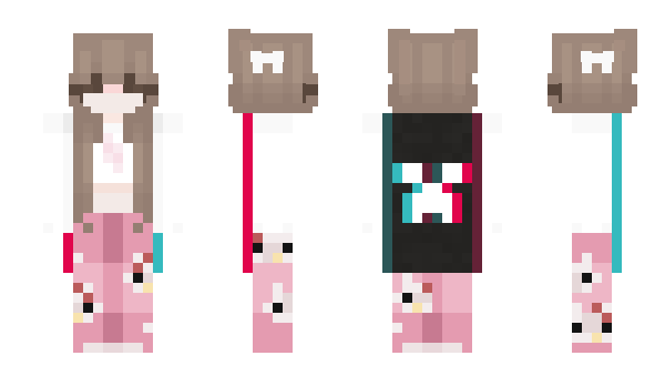 Minecraft skin Lea_twitch